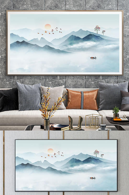 高端装饰抽象画-众图网