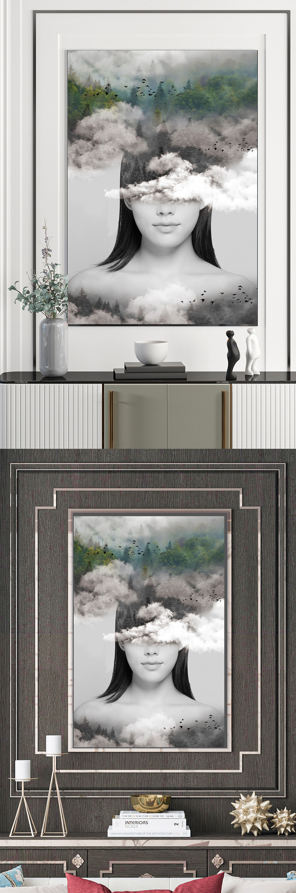 烟墨艺术水墨画