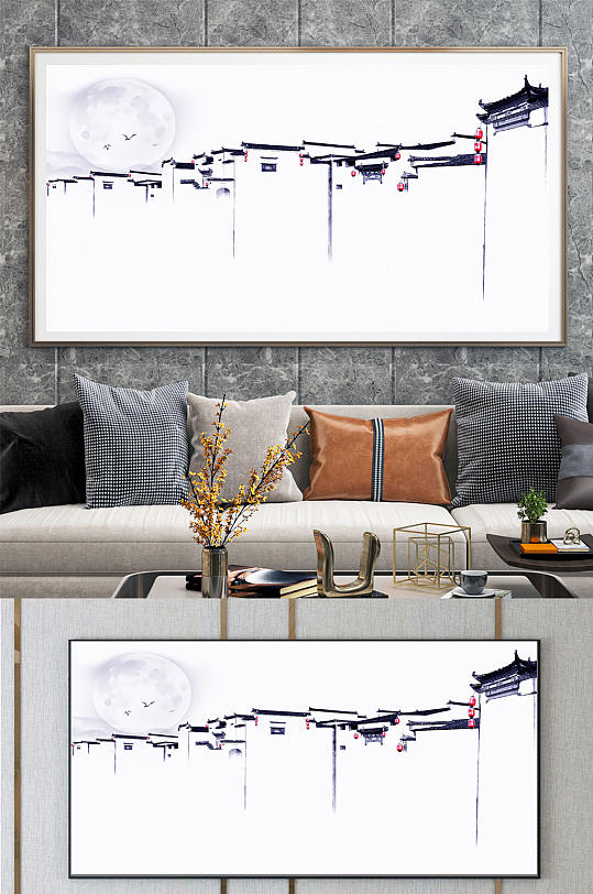 江南烟雨 山水-众图网