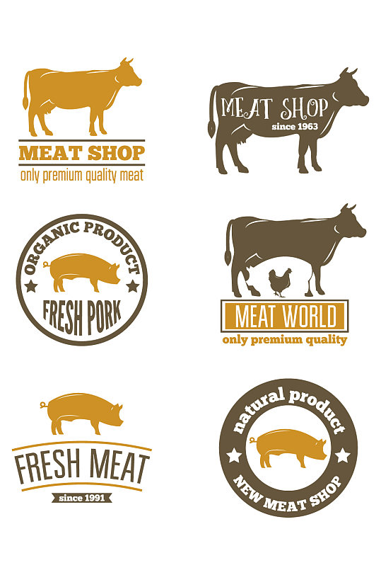 家禽牛羊分类标识