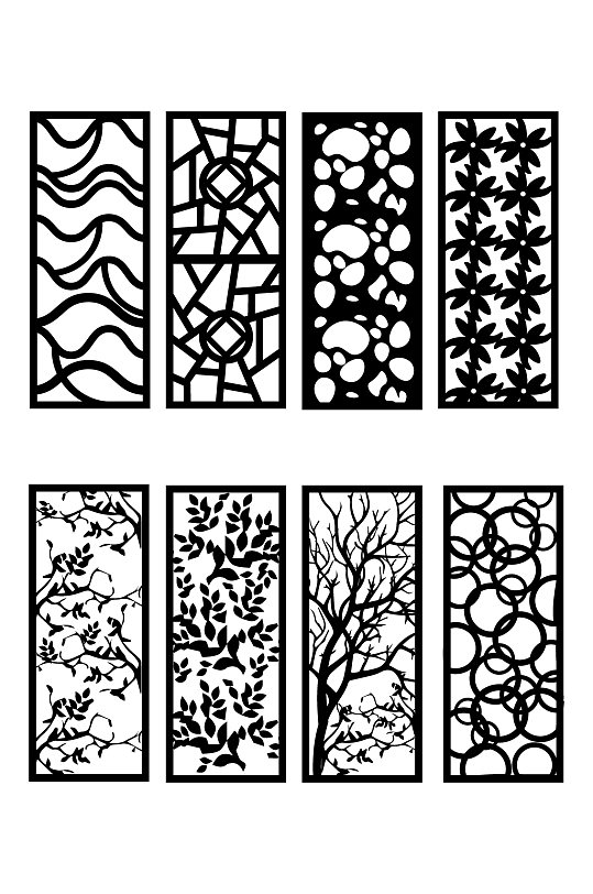 镂空创意图形图案
