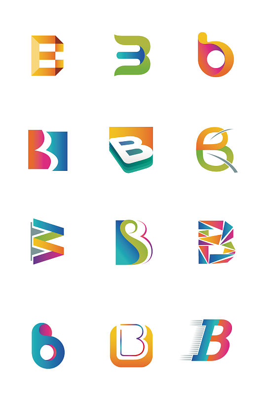 字母创意标识设计