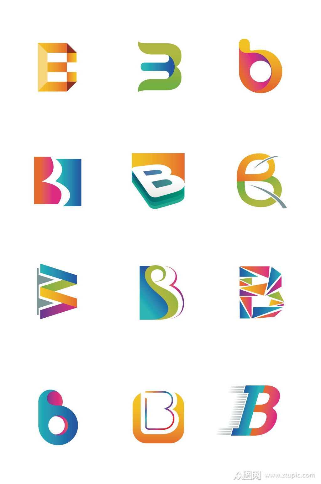 字母创意标识设计模板下载-编号248914-众图网