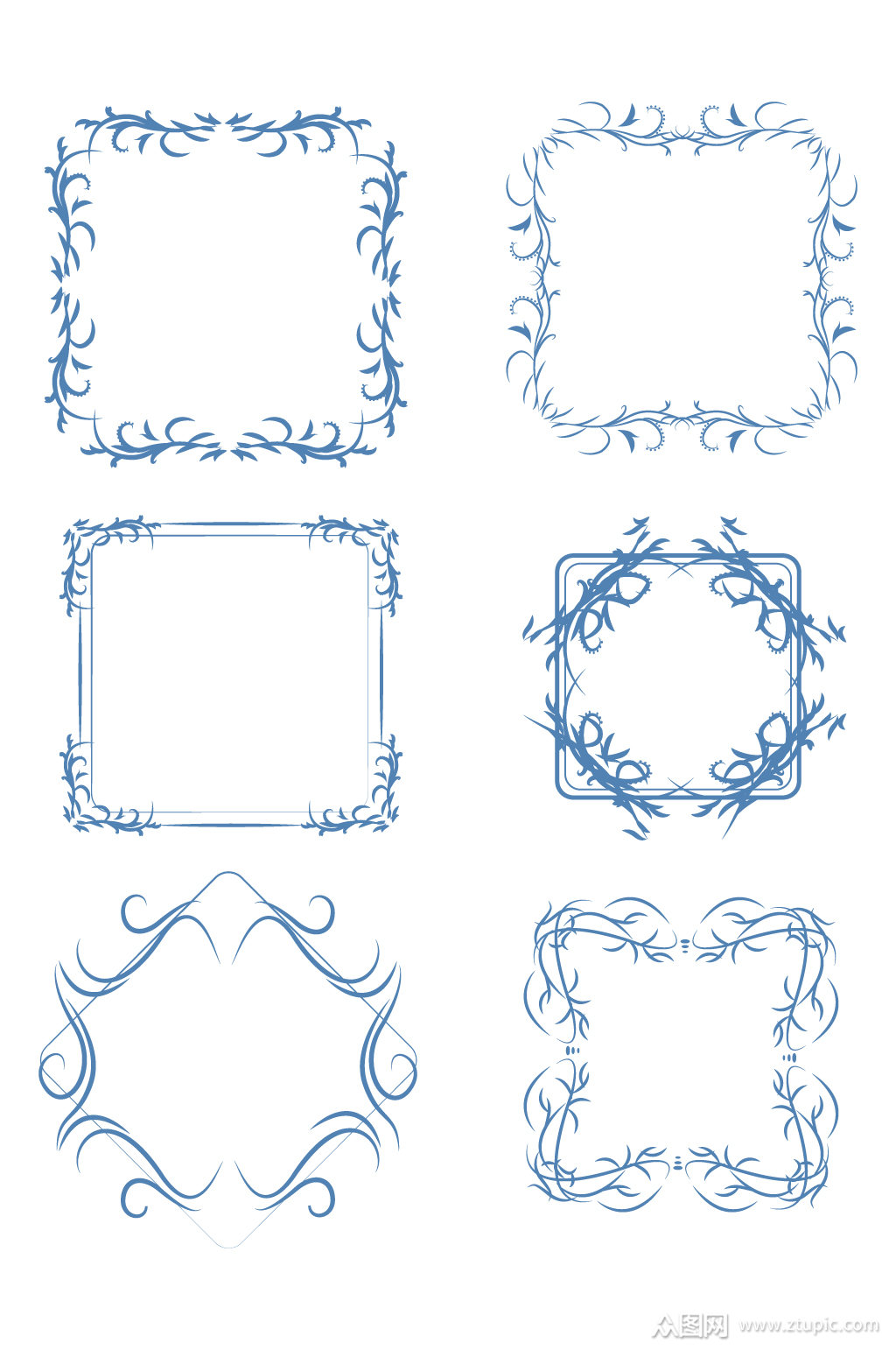 时尚创意欧式花纹模板下载-编号248749-众图网