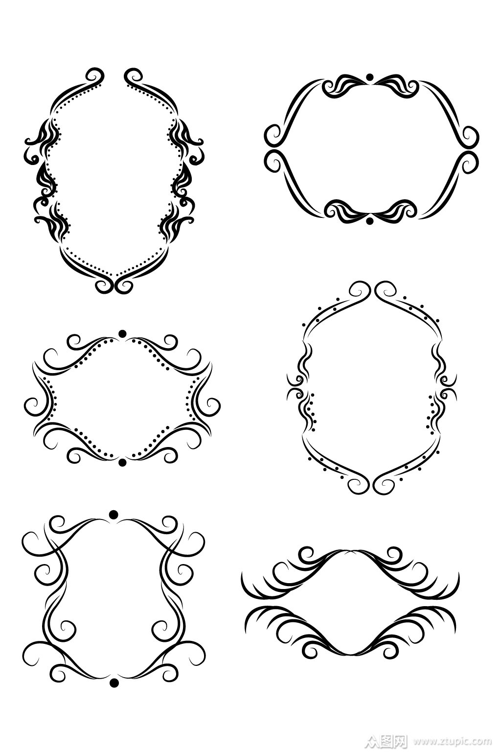 创意花边欧式边框