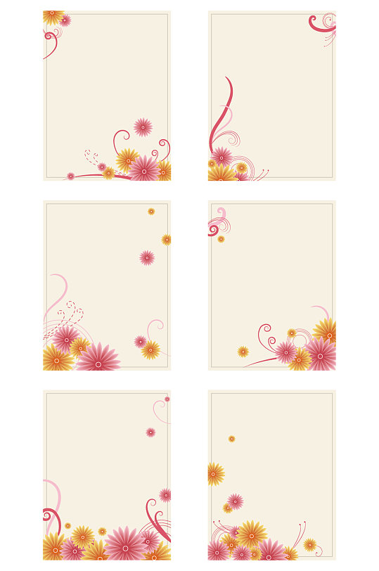 花边边框背景底纹