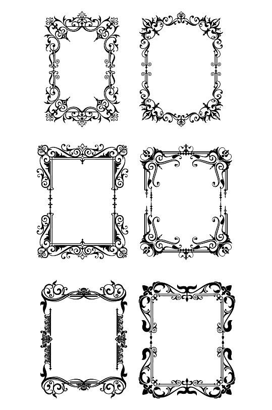 欧式精美花纹相框