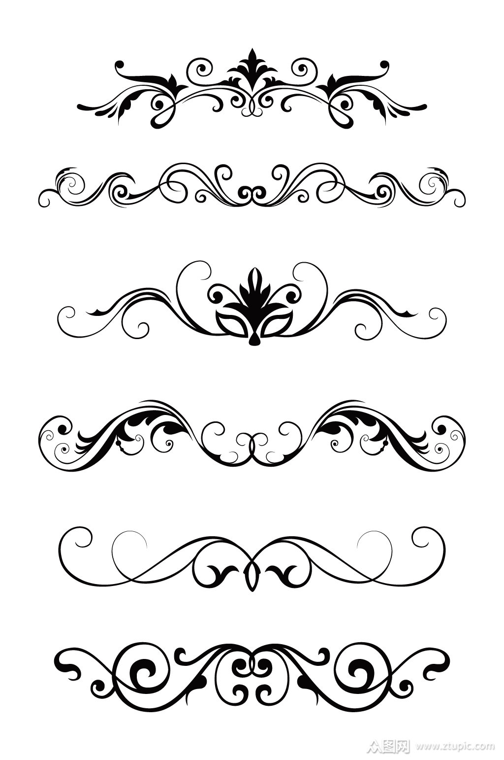 蝴蝶图案欧式花纹模板下载-编号253598-众图网