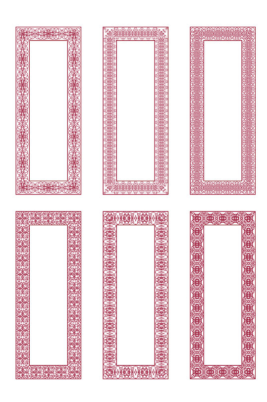 中国风长方形边框