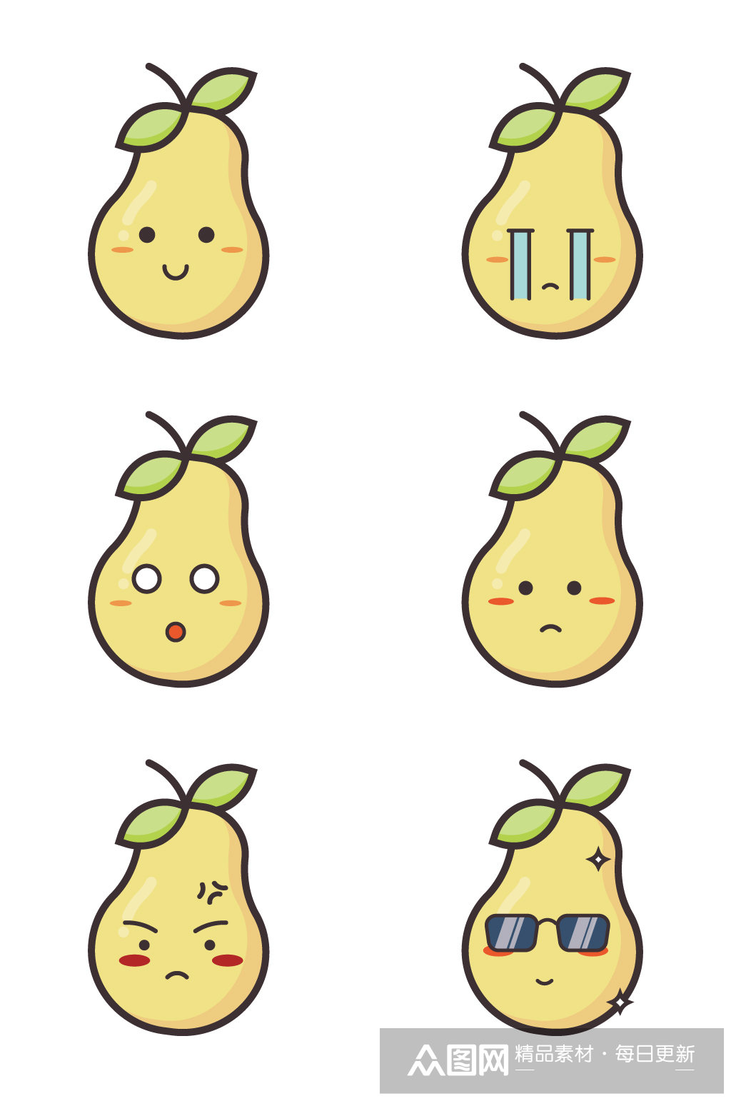 创意可爱水果表情包