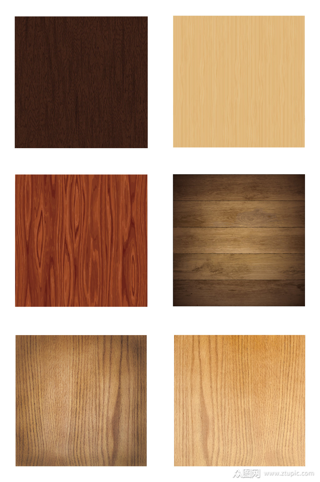 木板花纹底纹矢量素材