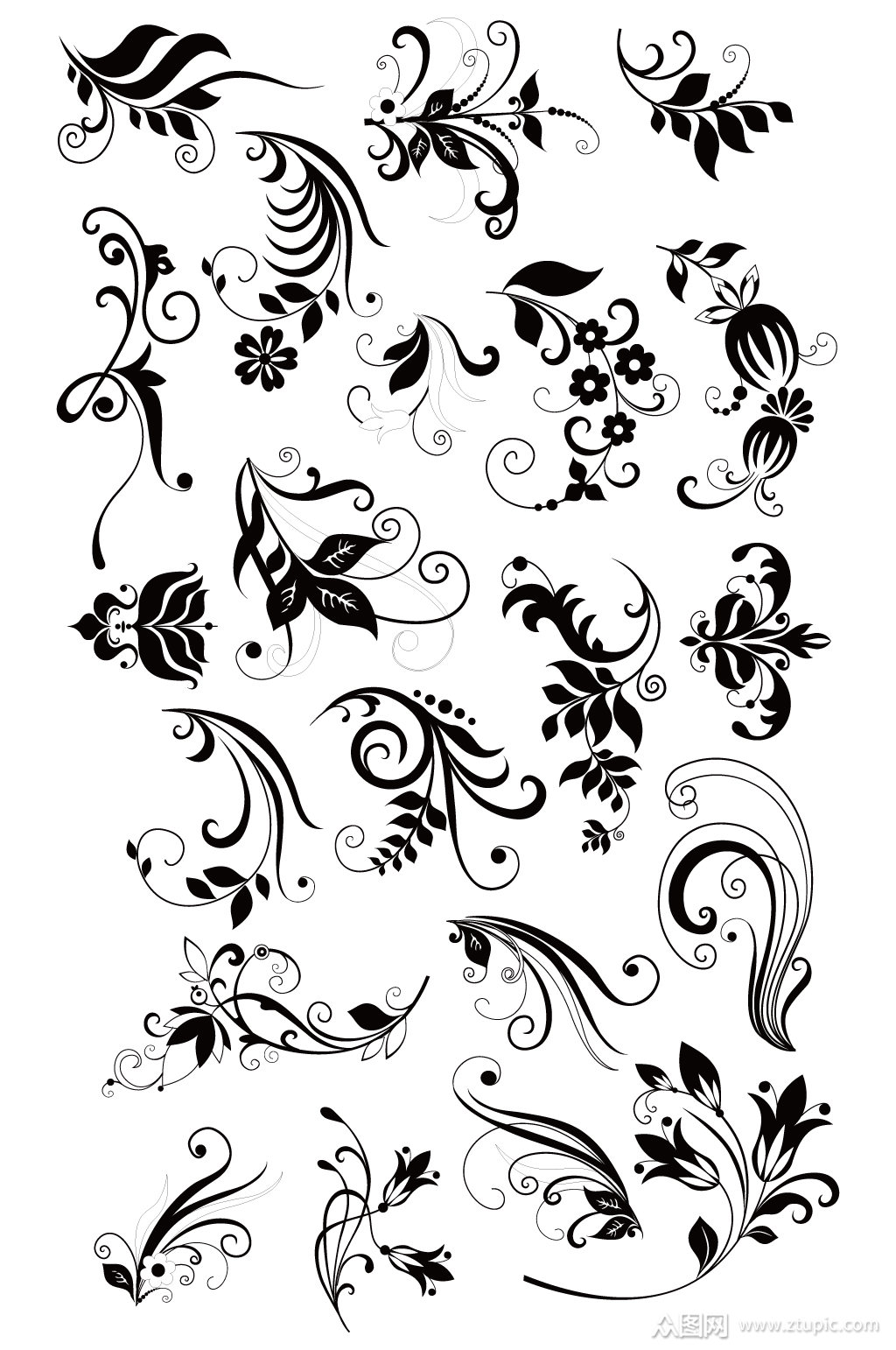 时尚欧式花纹图案