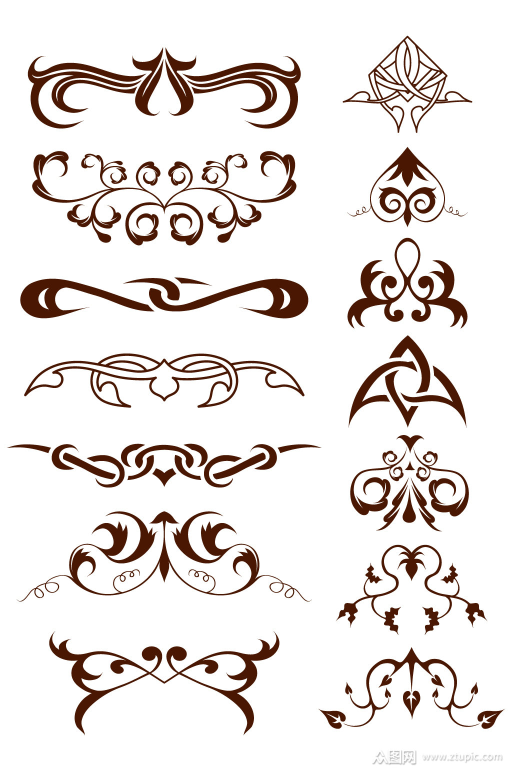 手绘花边边框图案