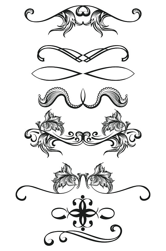 简约欧式花纹图案