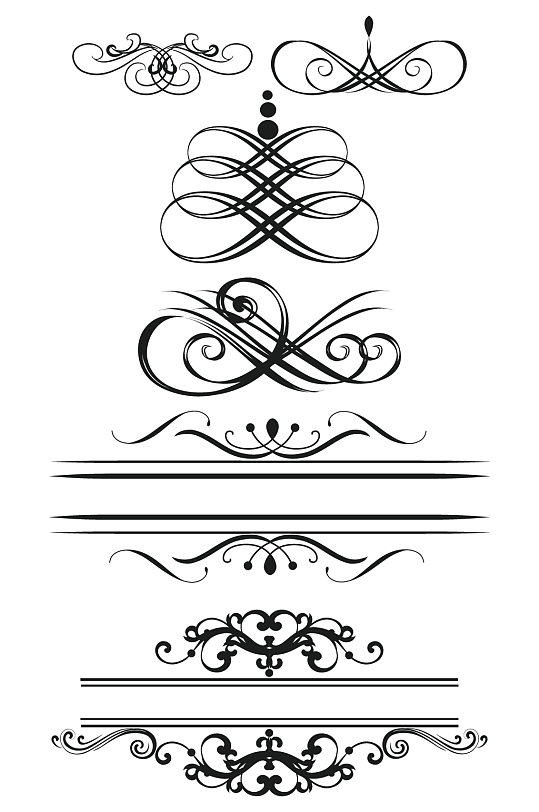 经典镂空花边图案