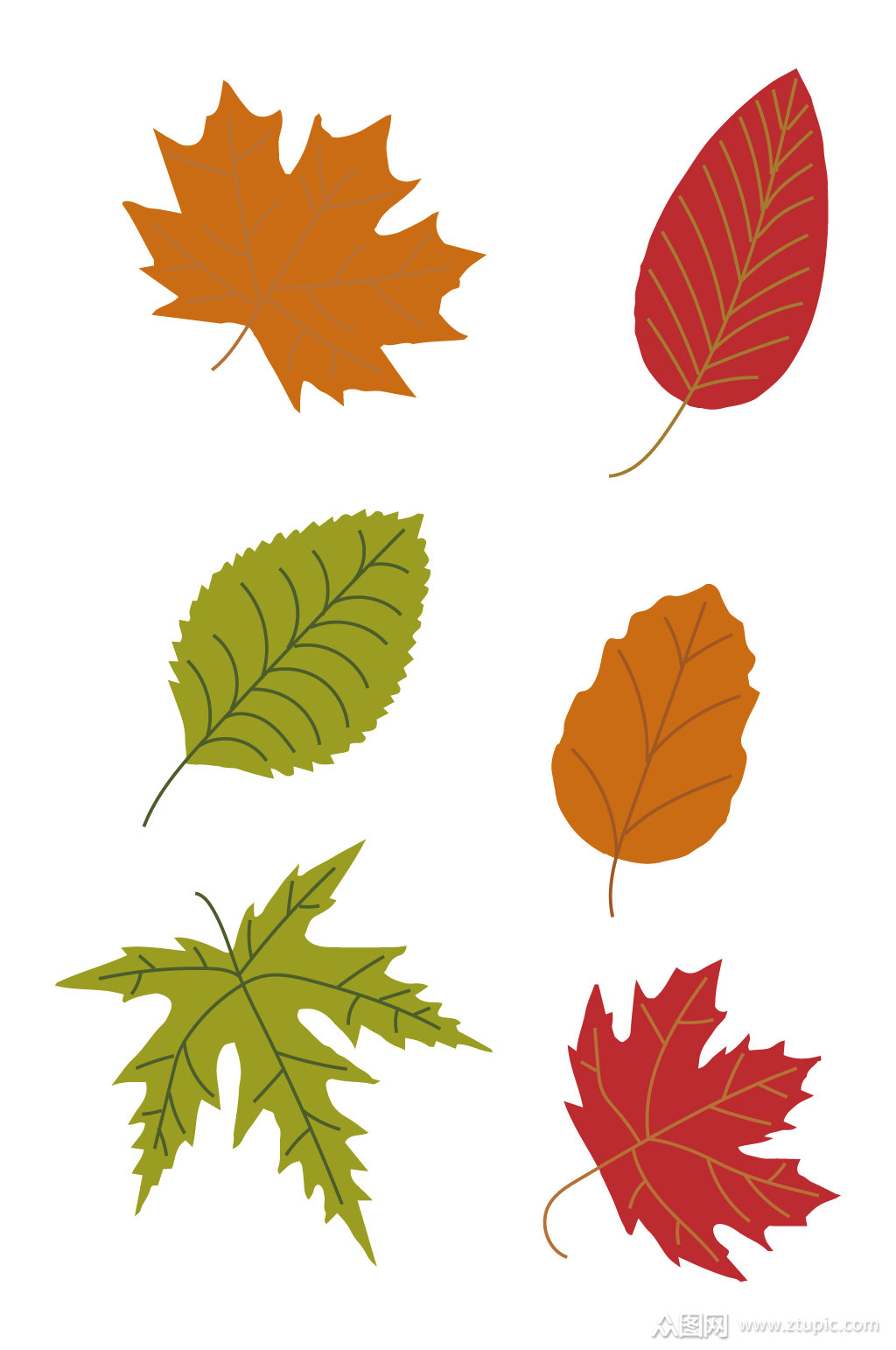 秋天叶子矢量素材素材免费下载,本作品是由招財進寳上传的原创免抠
