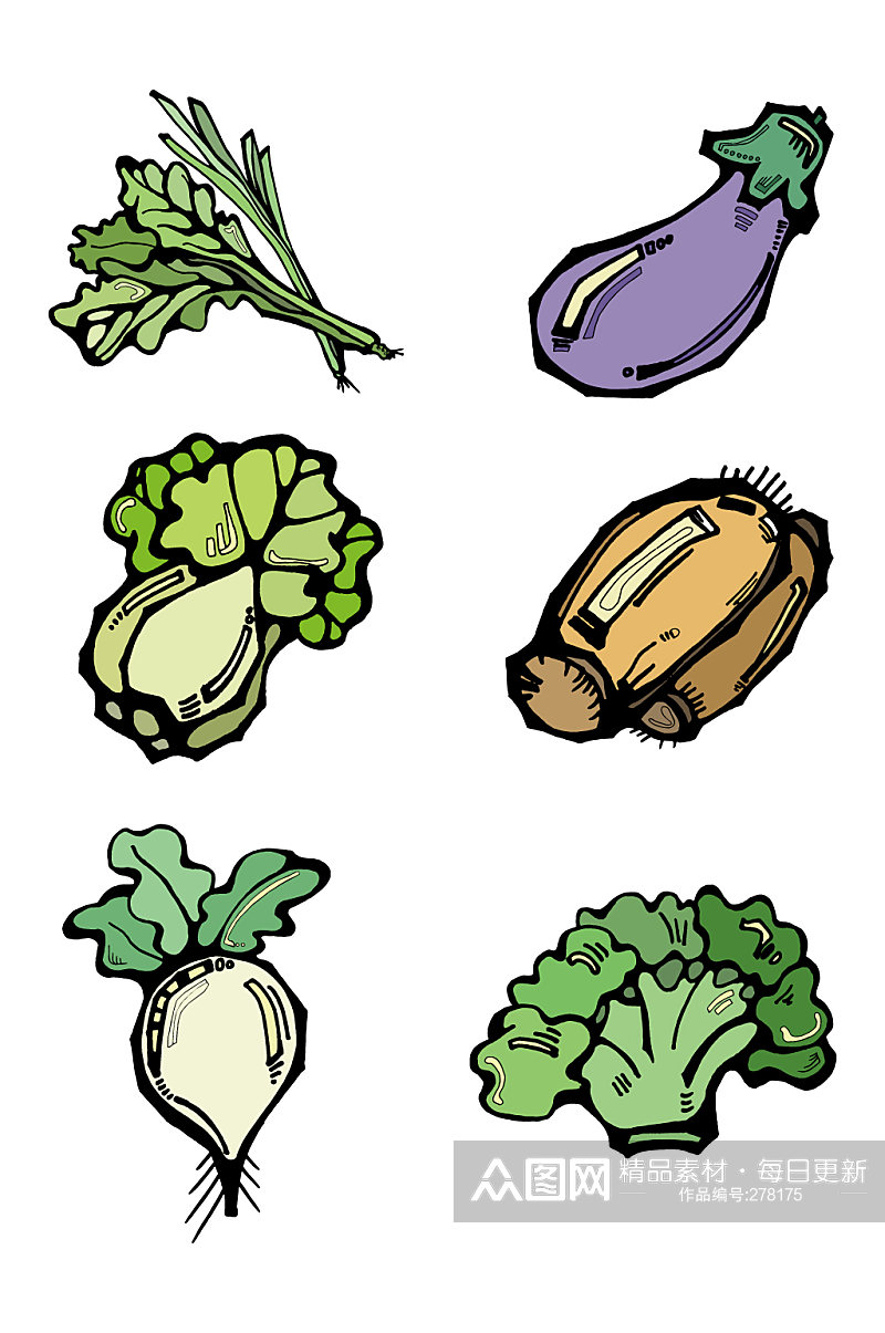 蔬菜矢量素材食物标志素材