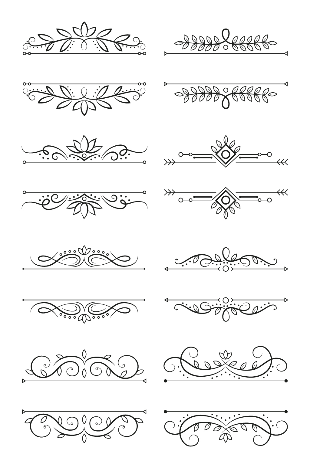 欧式分割线花纹分割线
