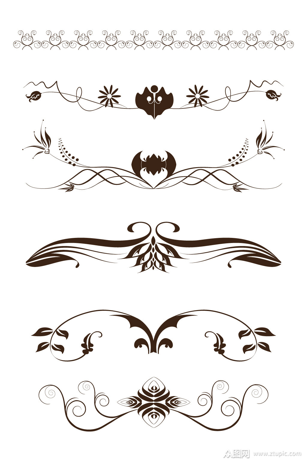 >花藤创意花边图案