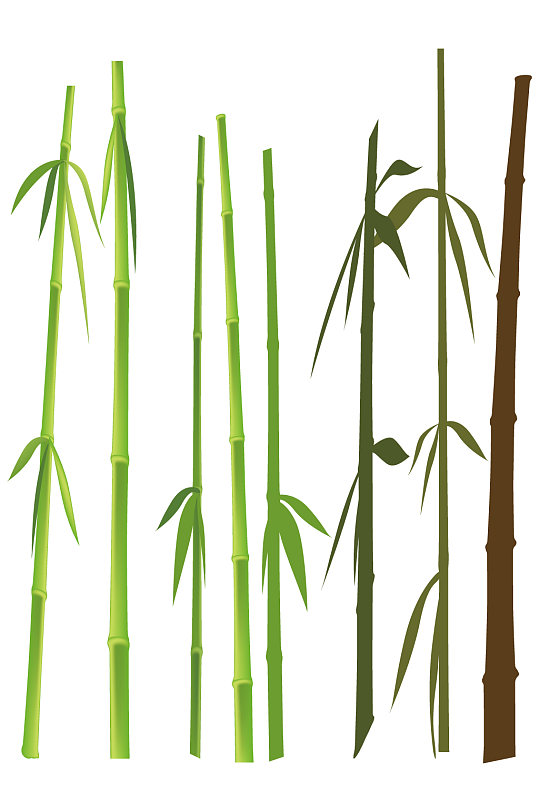 卡通竹子素材图片-众图网