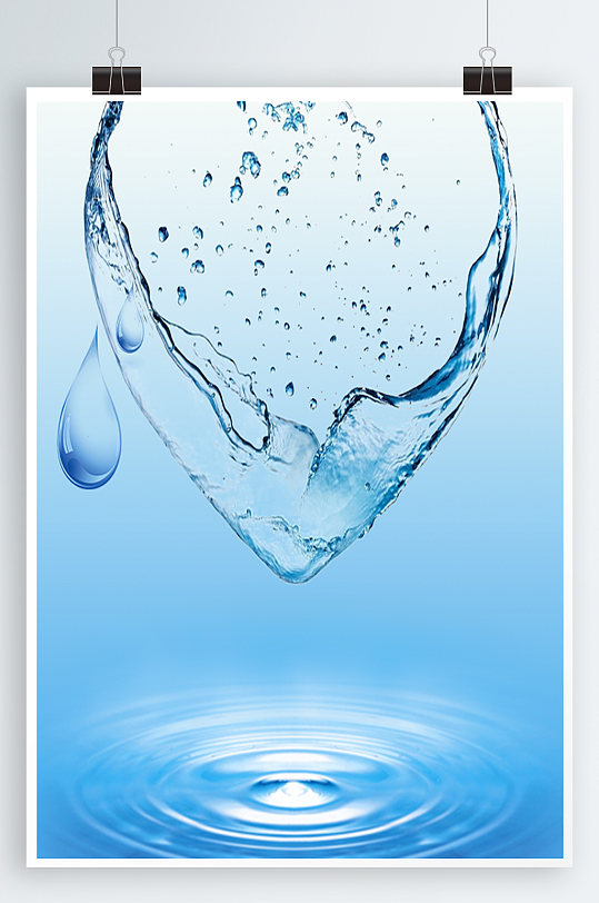 创意水珠背景水滴