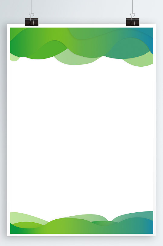 绿色企业挂画背景-众图网