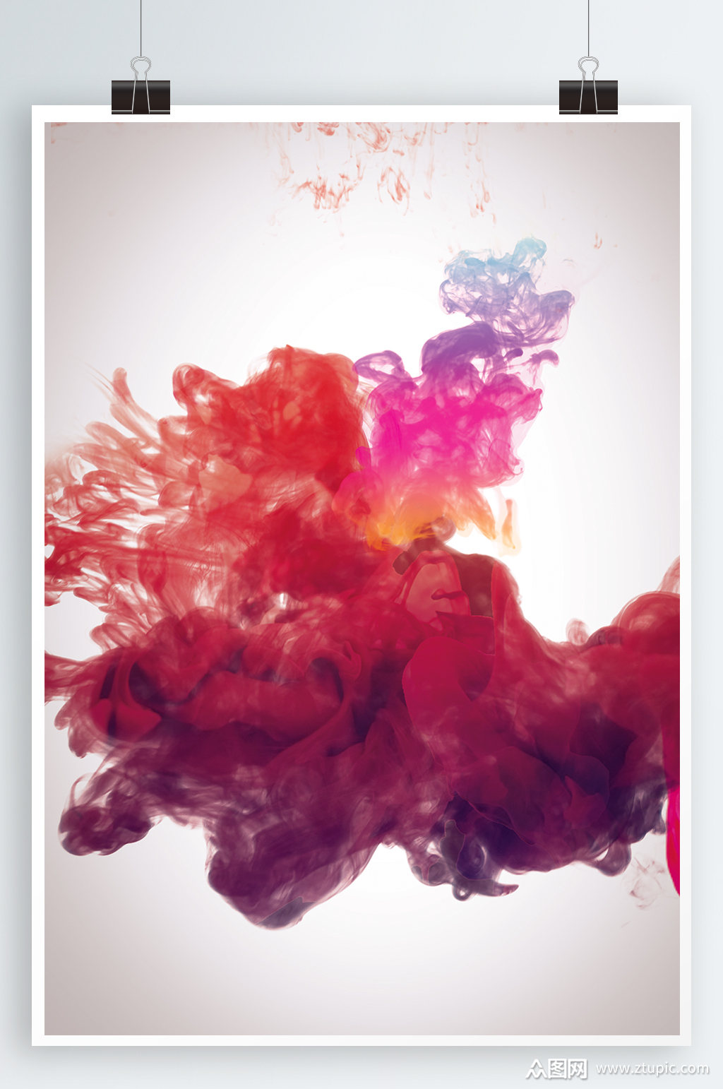 水彩喷墨背景彩绘背景