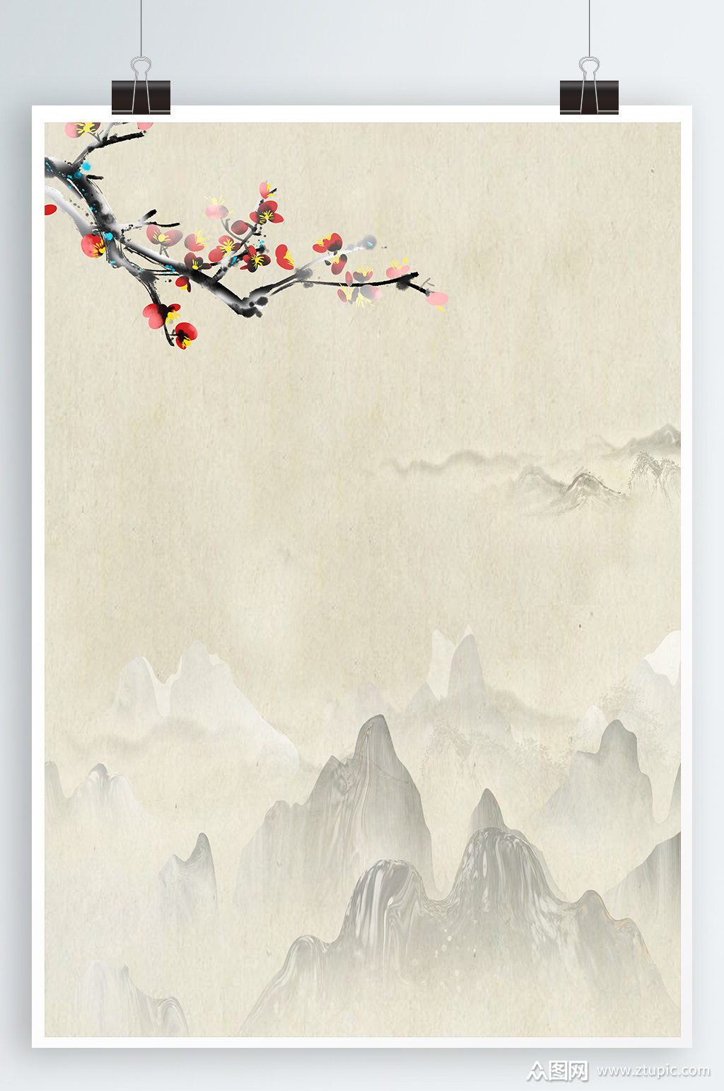 新中式背景水墨背景模板下载-编号414461-众图网