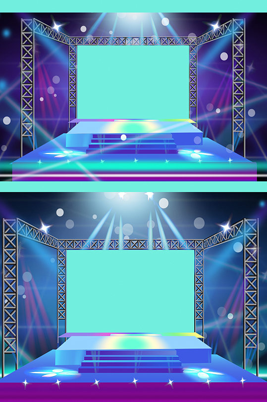 舞台效果图舞台背景-众图网