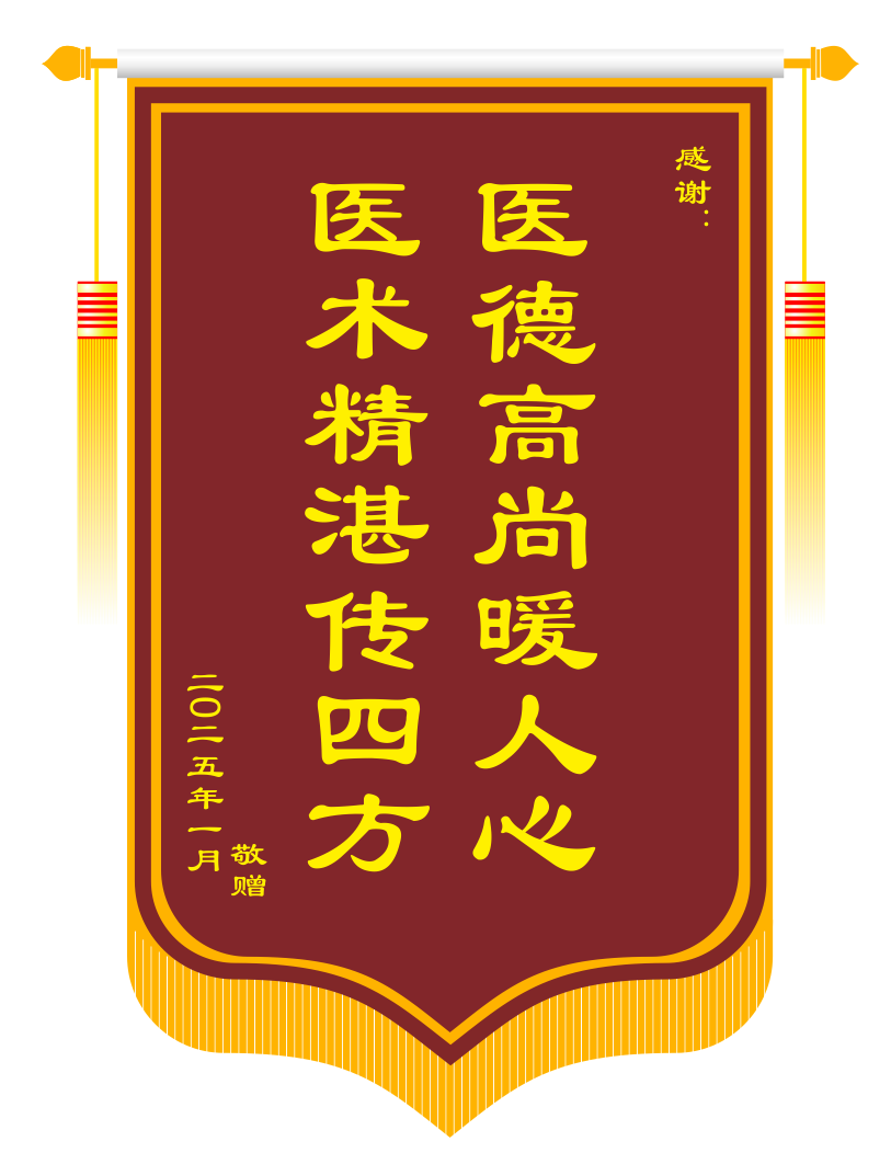 医术精湛医德高尚锦旗素材