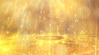 颁奖恢弘金色舞台背景视频素材-众图网