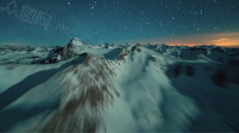 视频片头穿越城市夜景动态视频素材-众图网