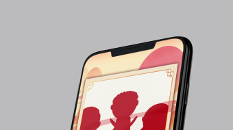 手绘古韵插画国风手机拜年视频AE模板-众图网