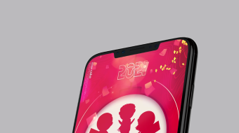 元旦跨年迎新春手机贺岁祝福视频模板-众图网