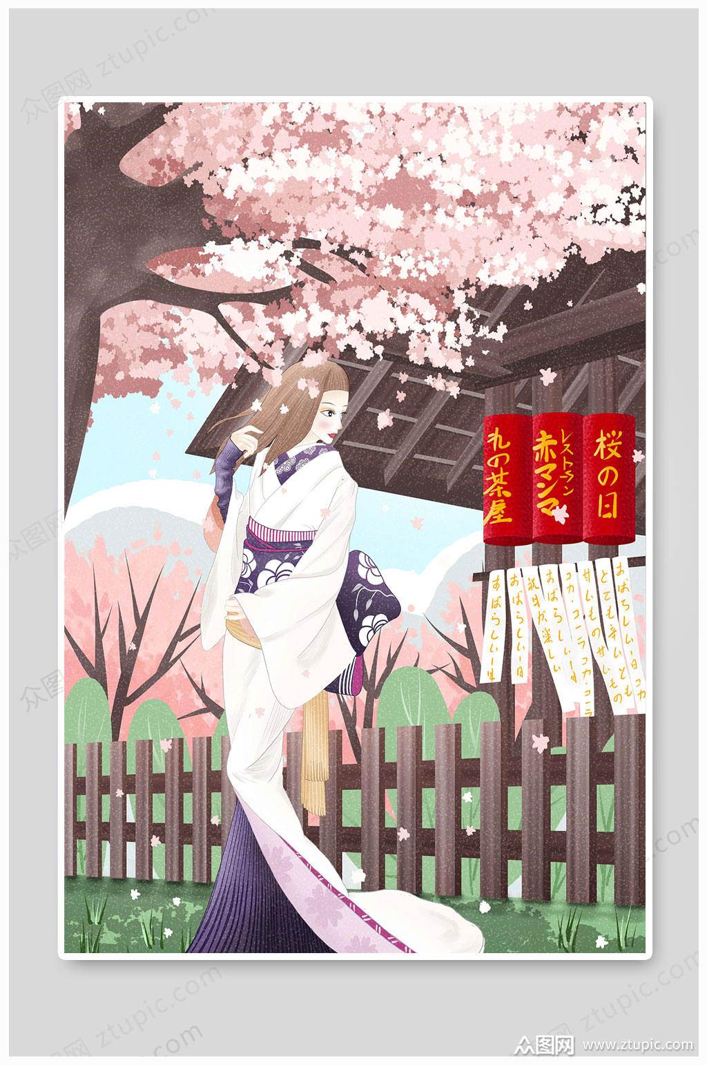 浪漫樱花节最美樱花素材