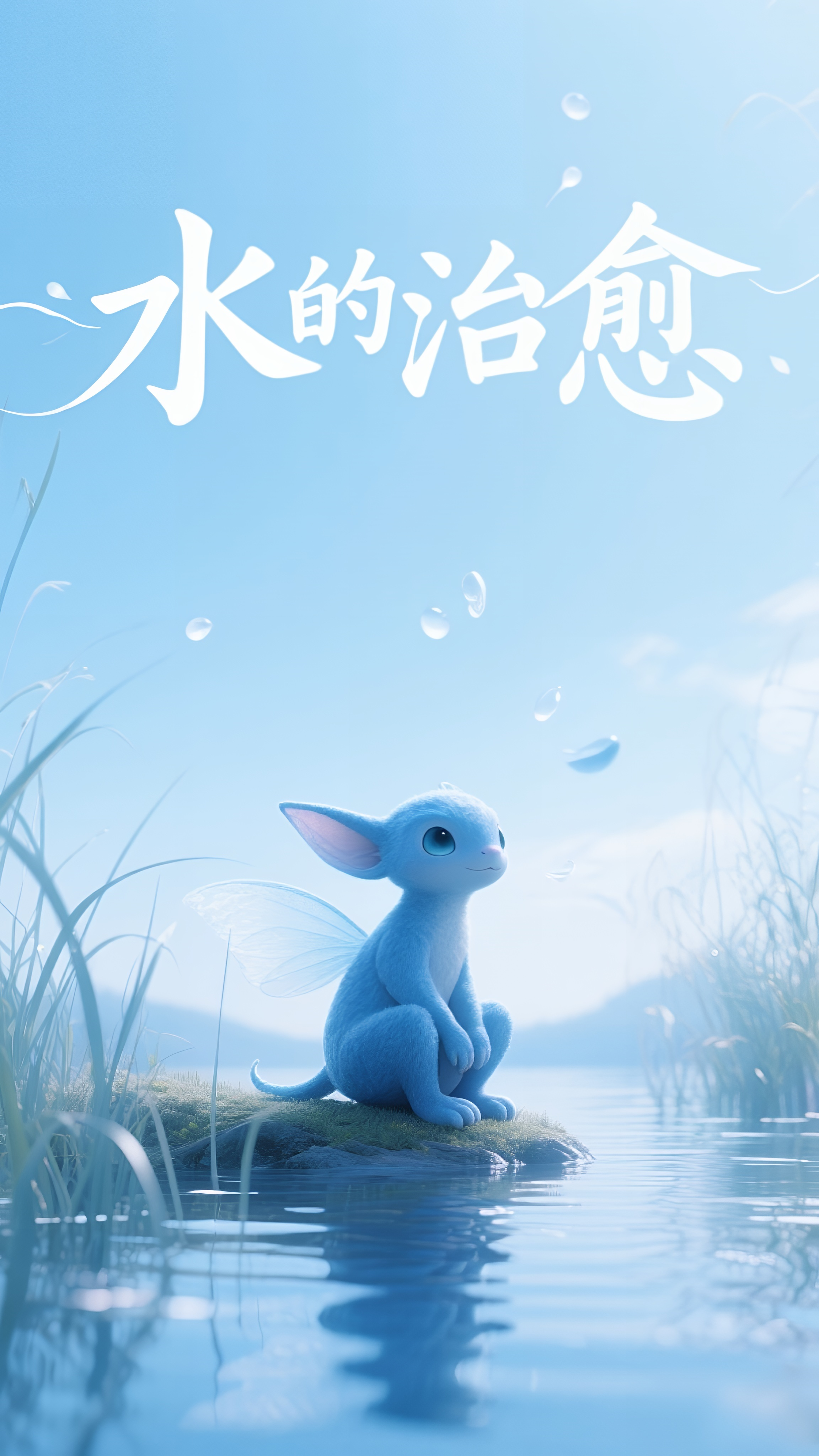 水中精灵带来水的治愈素材