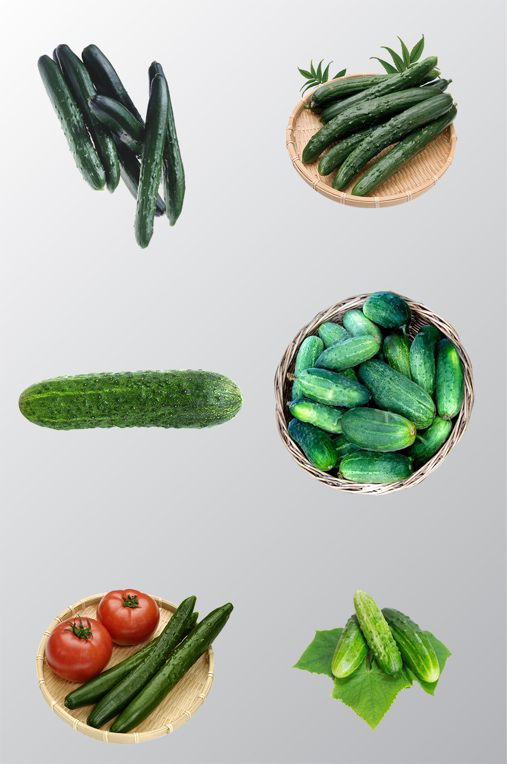 黄瓜蔬菜免抠元素素材