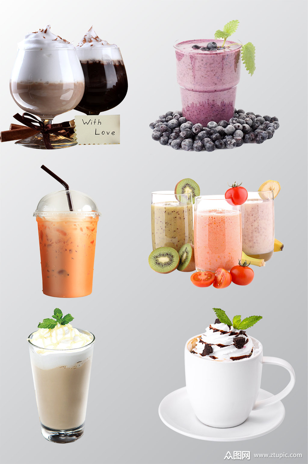 奶茶店奶茶宣传图片素材