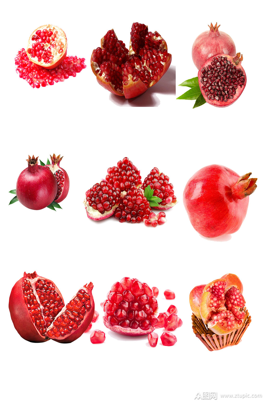 水果石榴免抠素材