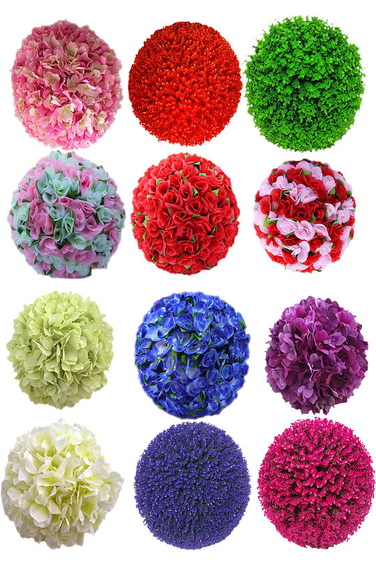 不同款式花球素材