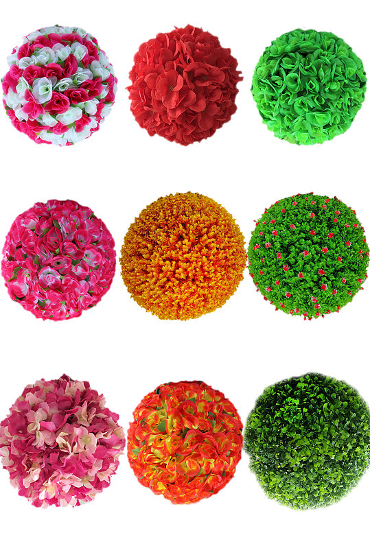 鲜花花球免抠素材