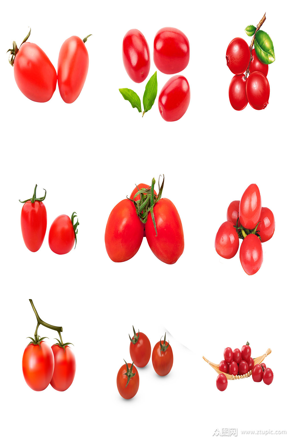 >圣女果水果高清素材