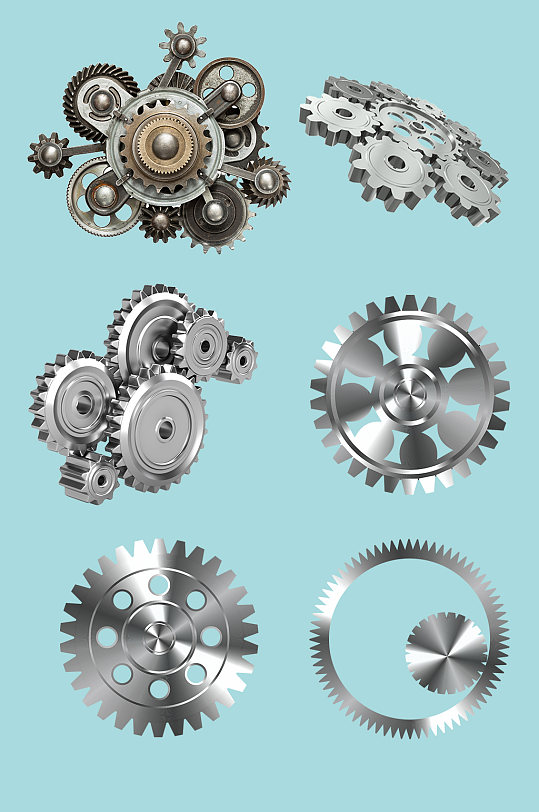 机械齿轮免抠素材-众图网