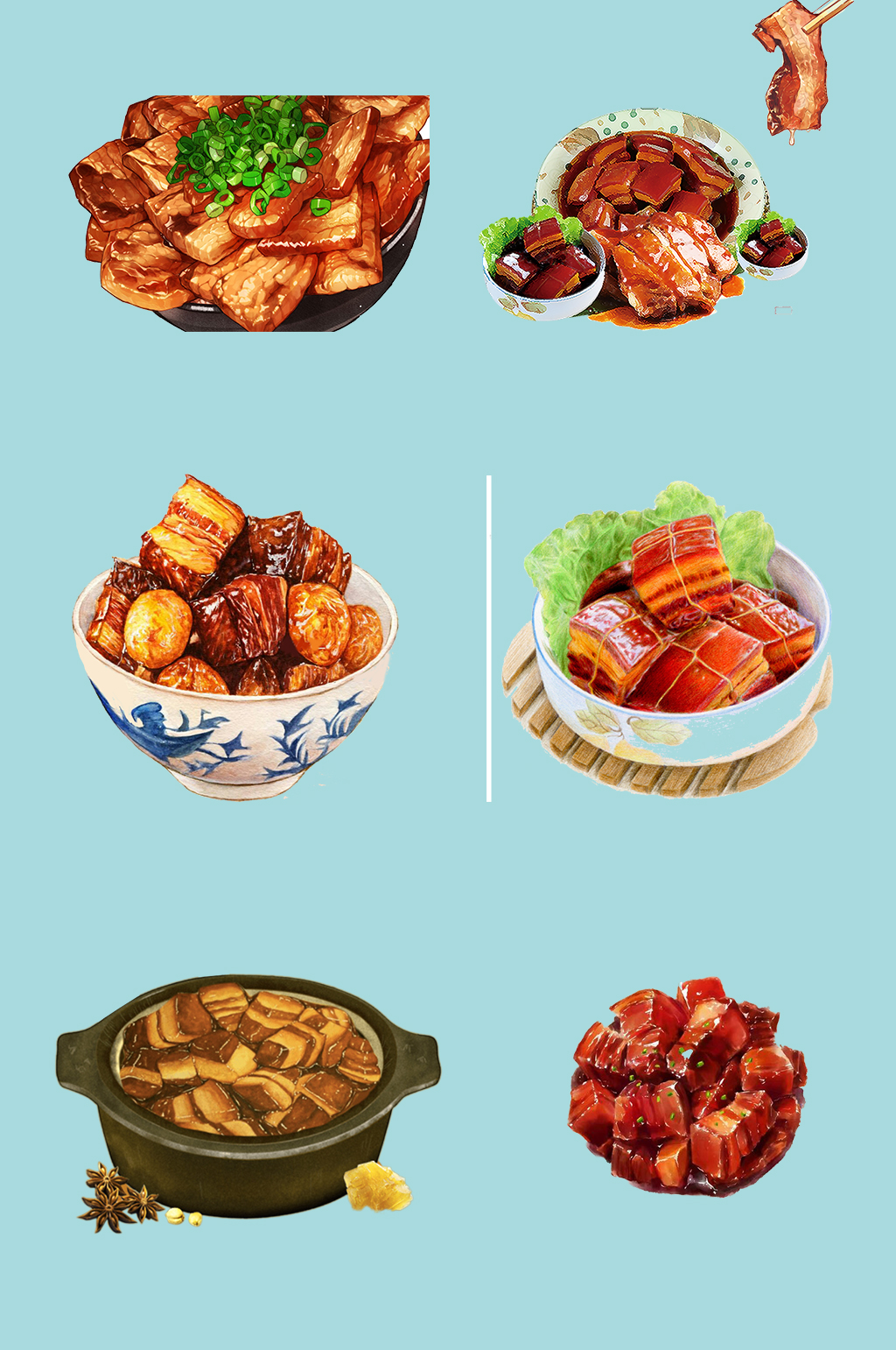 红烧肉红烧五花肉素材