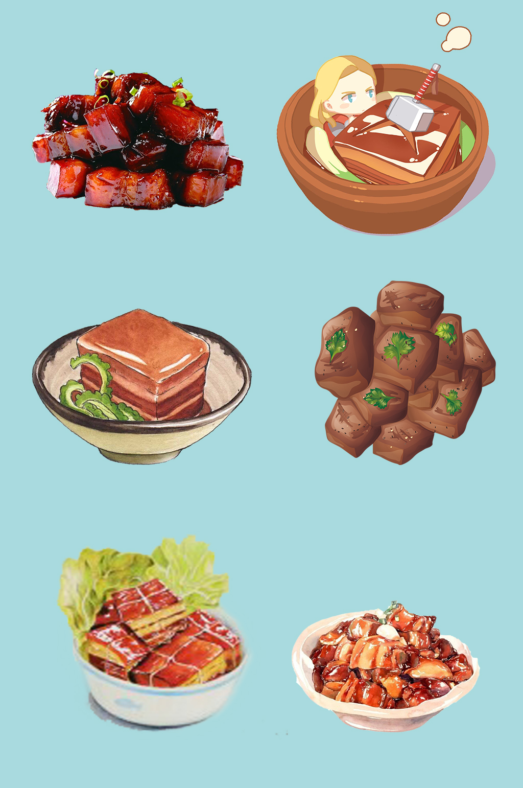 红烧肉红烧五花肉素材