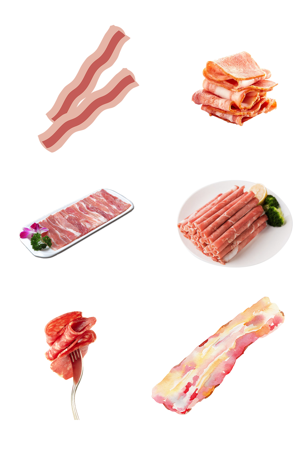 美食猪肉免抠素材素材