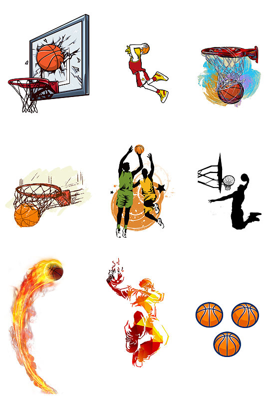 一组篮球图片-一组篮球素材下载-众图网
