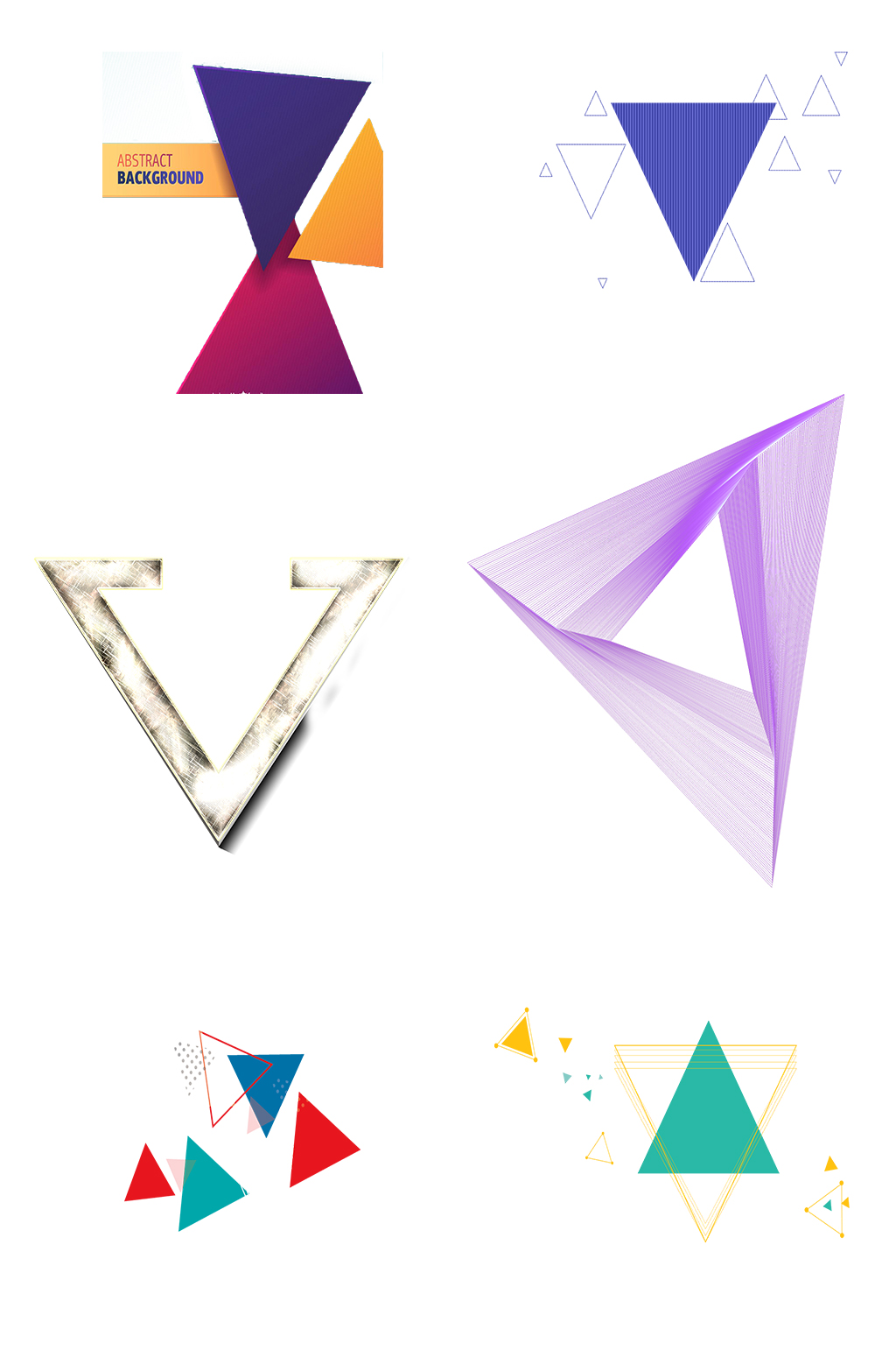 三角形图案设计简单图片
