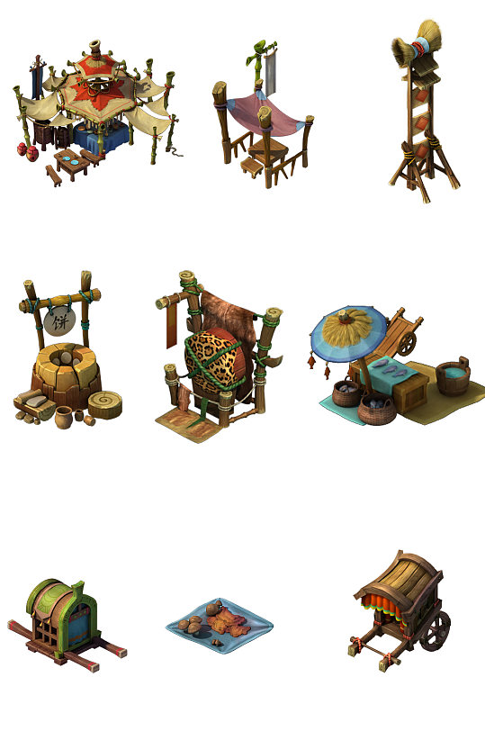 3d游戏房屋素材