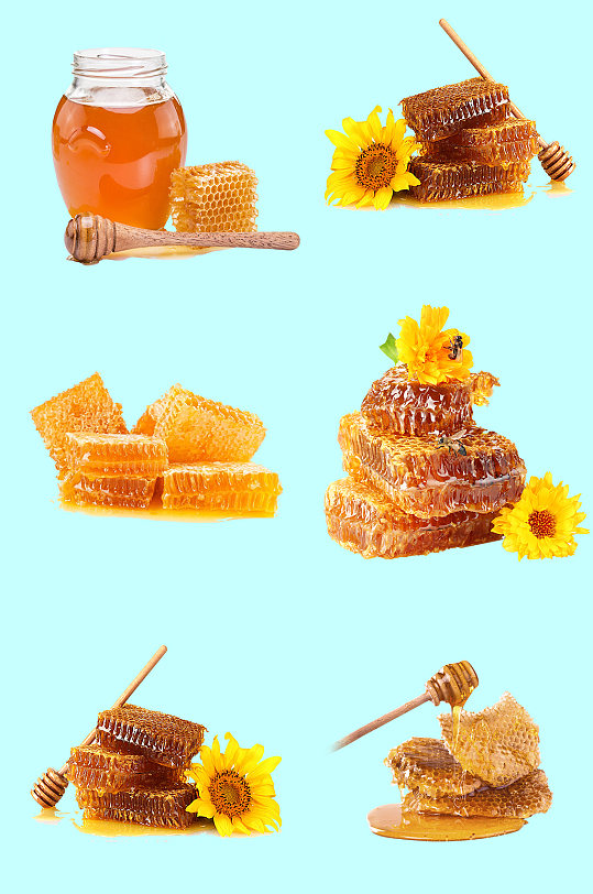 美味甜品蜂蜜素材